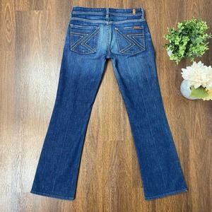 7 For All Mankind Flynt Boot Cut Jeans Sz 28
